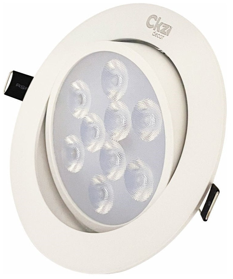Spot Direcionável LED 9w - Branco Quente