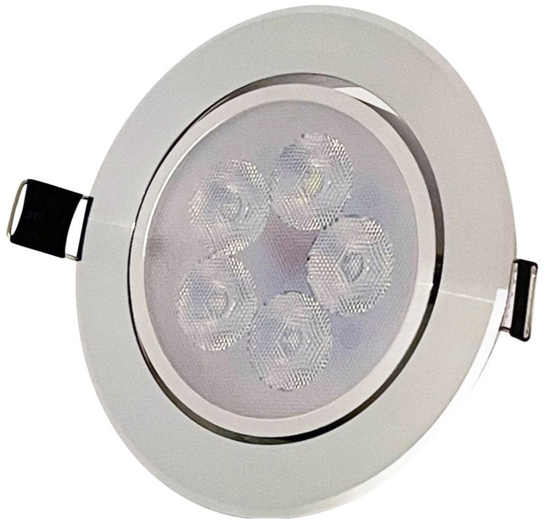 Spot de Alumínio Direcionável LED 5w - Branco Quente