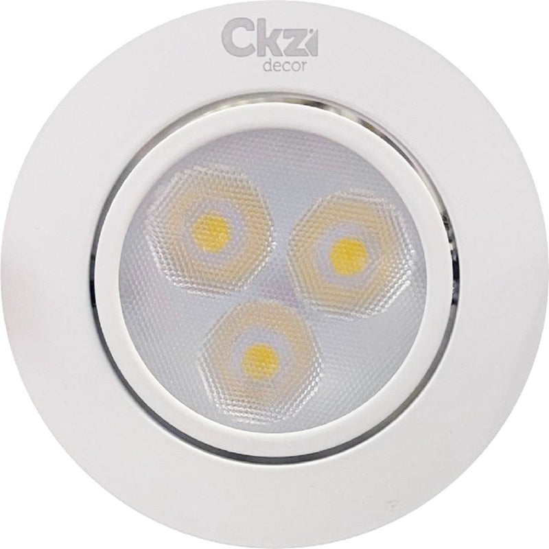 Spot Direcionável LED 3w - Branco Quente