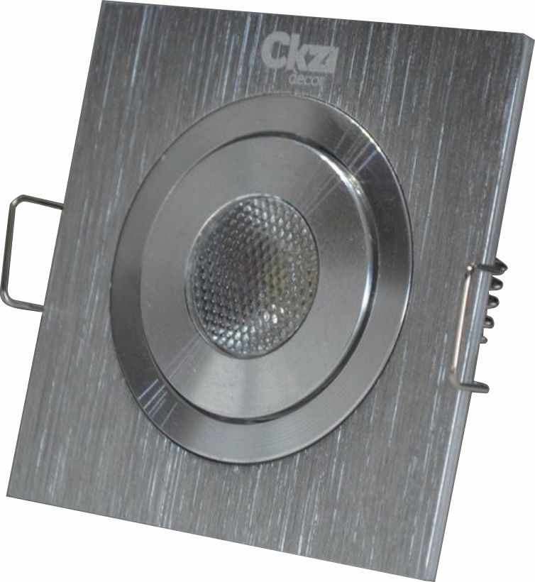 Spot de Alumínio Direcionável LED 1w - Branco Frio