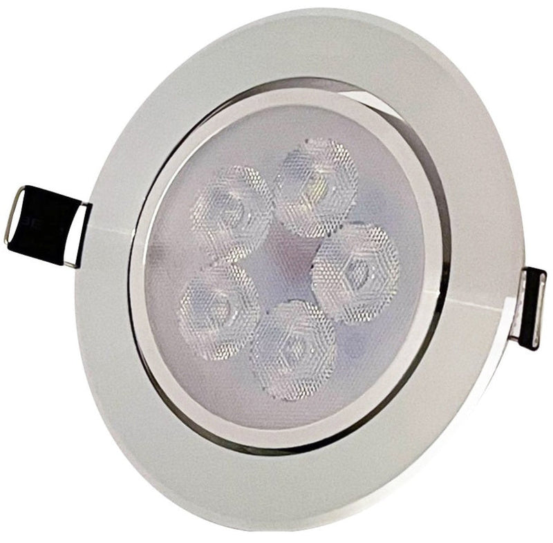 Spot de Alumínio Direcionável LED 5w - Branco Frio