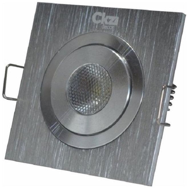 Spot de Alumínio Direcionável LED 1w - Branco Quente