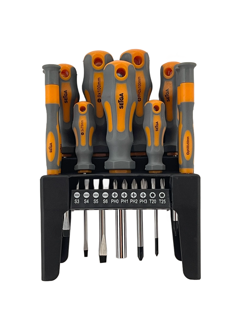 Kit Parafusadeira 3.6 + Alicate Multi uso 10" + Jogo de Chave de Fenda 21 pcs
