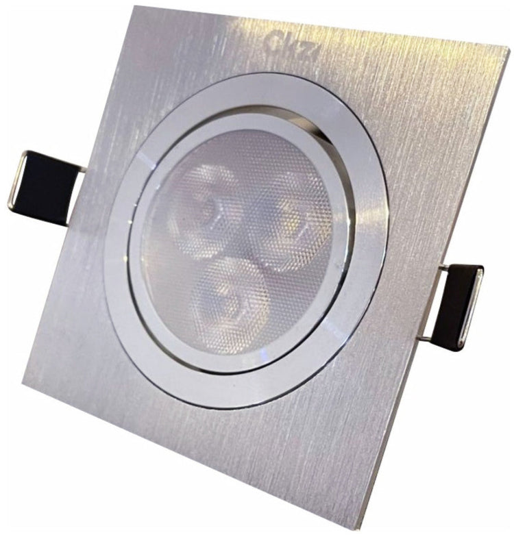 Spot de Alumínio Direcionável LED 3w - Branco Quente