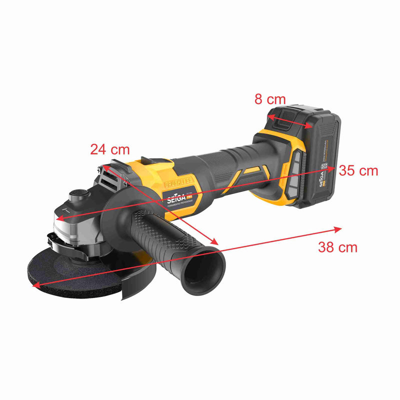 Esmerilhadeira 115mm a Bateria
